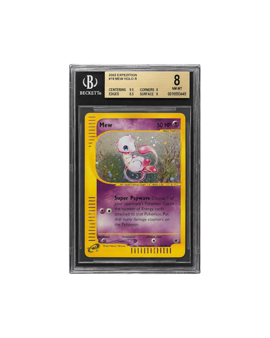 Beckett 8 | 2002 Expedition #19 Mew Holo R | English
