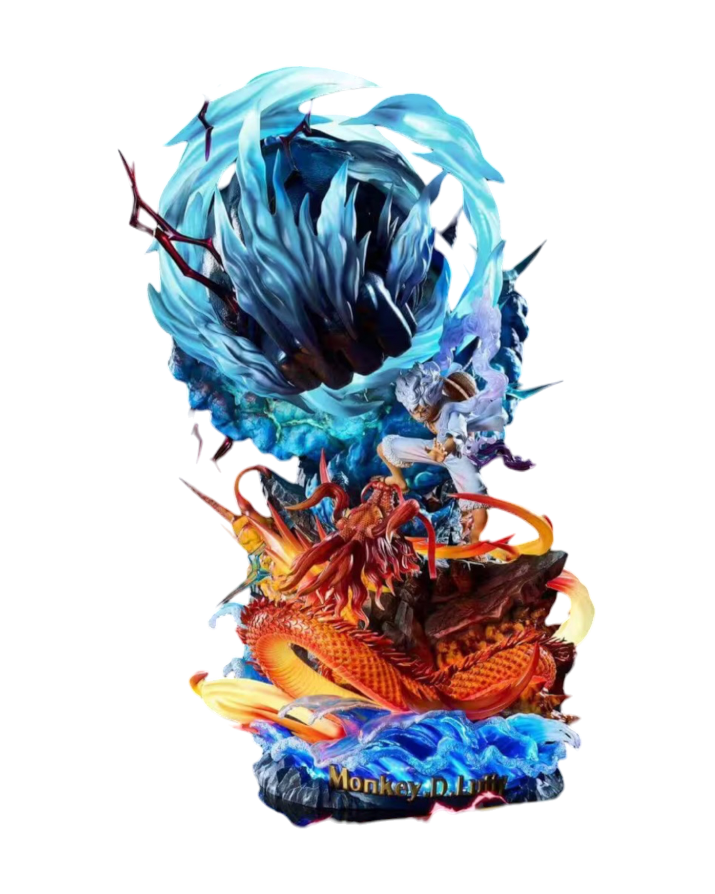Statua Nika Luffy vs Kaido Dragon | Light Year Studio | Licensed resin statue (Pre-Order)