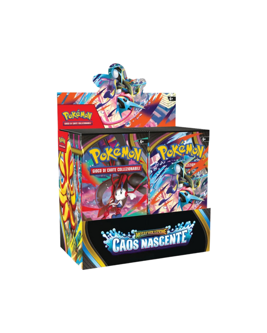 Pokémon Display 36 buste | Megaevoluzione “Caos Nascente” | Italiano