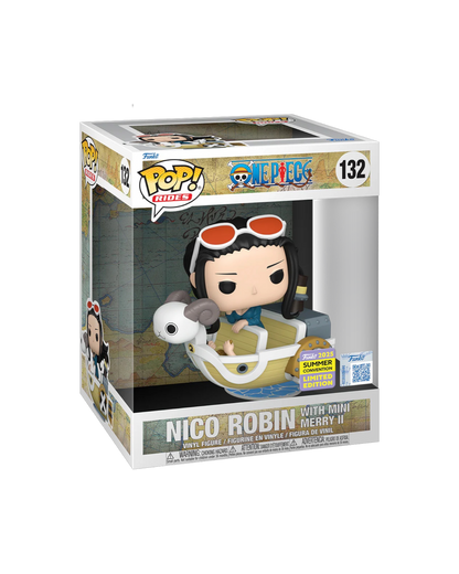 Funko Pop! 132 Nico Robin with Mini Merry II | Summer Convention 2025 | Special Edition