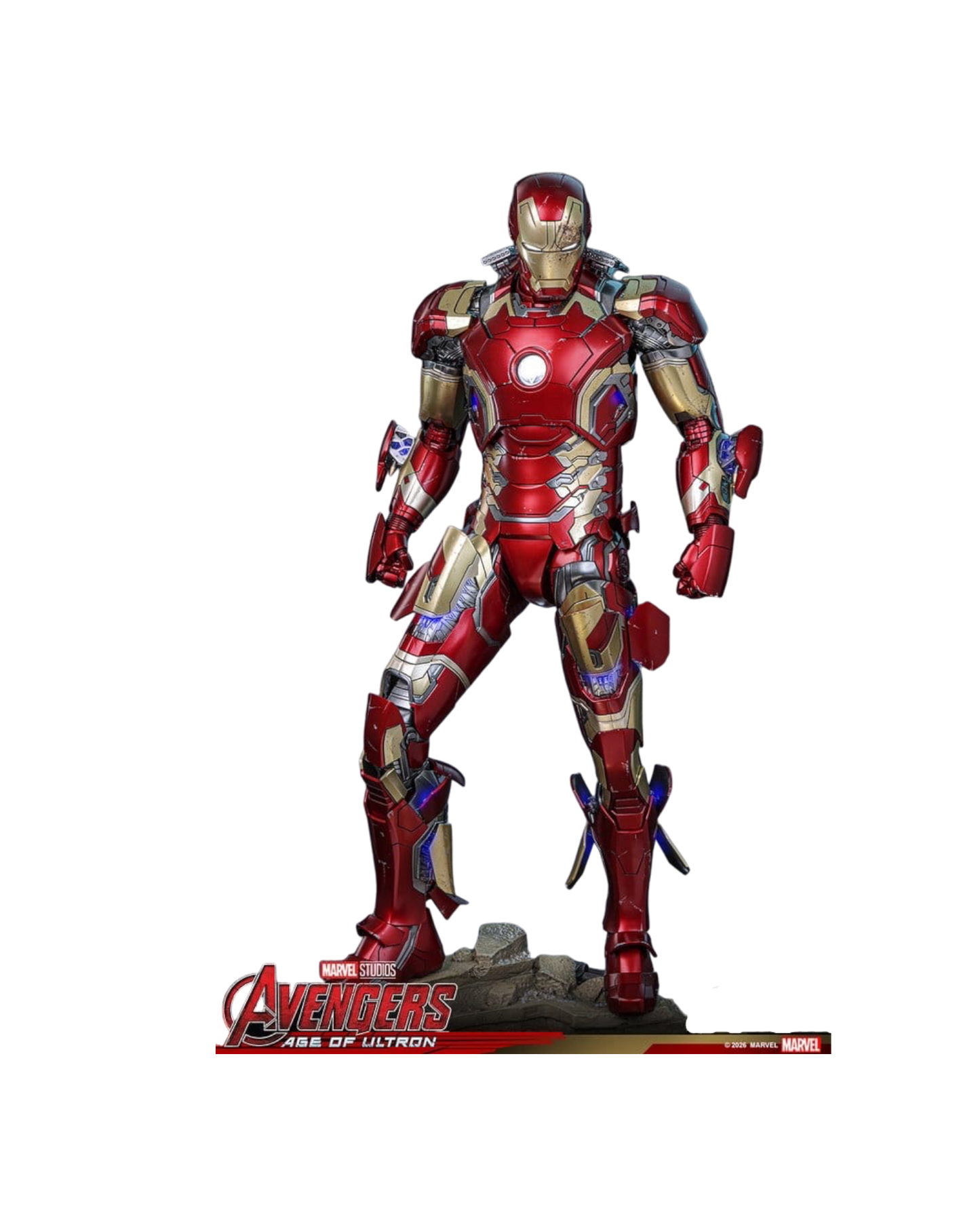Statua Age of Ultron Iron Man Mark XLIII V2 Deluxe | Hot Toys