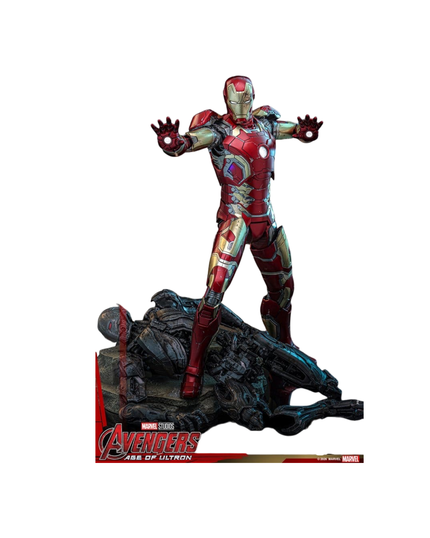 Statua Age of Ultron Iron Man Mark XLIII V2 Deluxe | Hot Toys