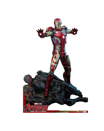 Statua Age of Ultron Iron Man Mark XLIII V2 Deluxe | Hot Toys