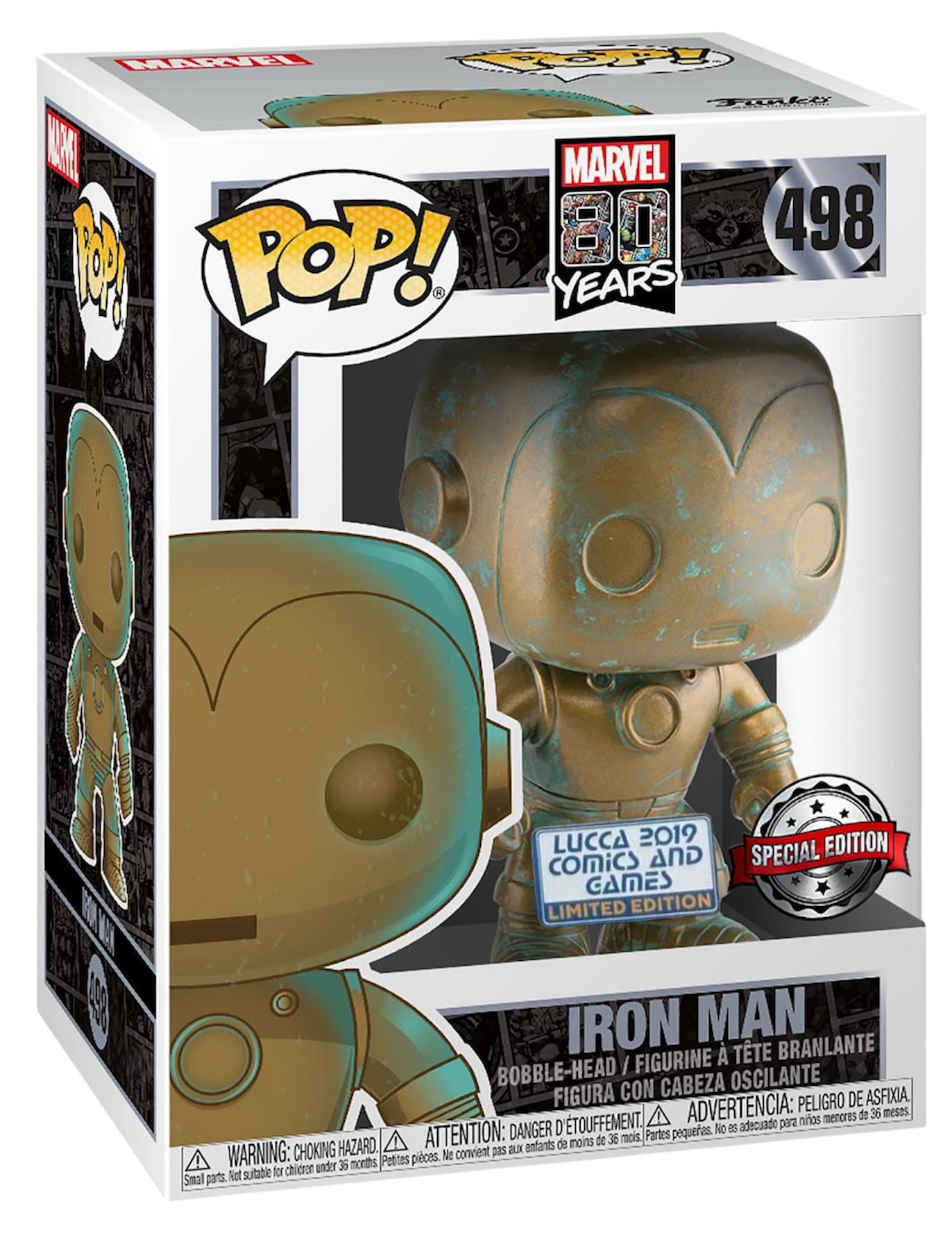 Funko Pop! 498 Iron Man | Special Edition | Lucca Comics and Games 2019