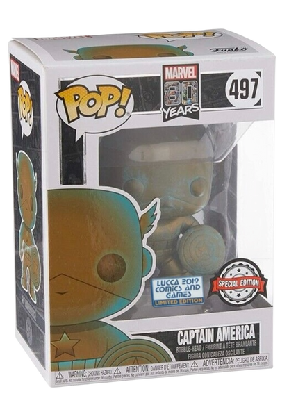 Funko Pop! 497 Captain America | Special Edition | Lucca Comics and Games 2019