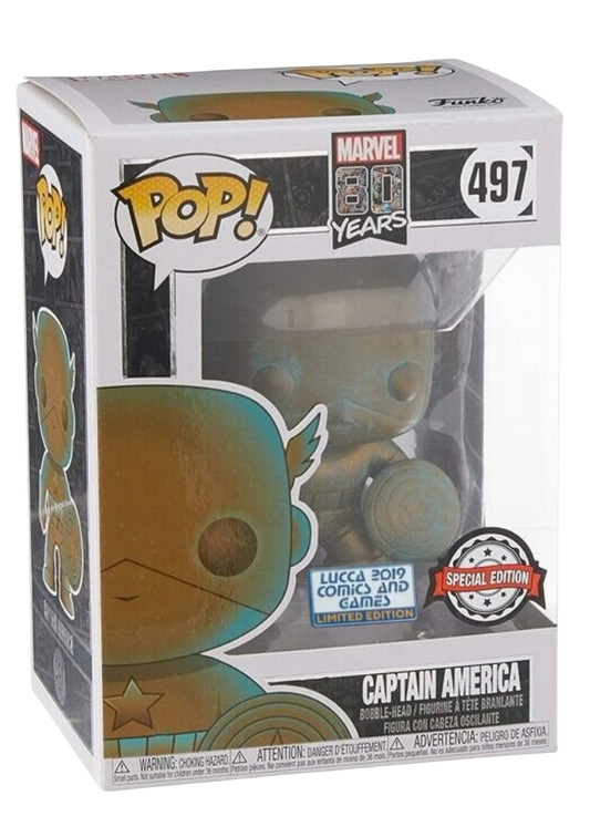 Funko Pop! 497 Captain America | Special Edition | Lucca Comics and Games 2019