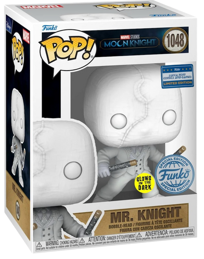 Funko Pop! 1048 Mr. Knight | Special Edition | Glows in the Dark | Lucca Comics and Games 2022