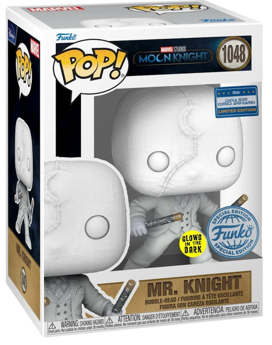 Funko Pop! 1048 Mr. Knight | Special Edition | Glows in the Dark | Lucca Comics and Games 2022