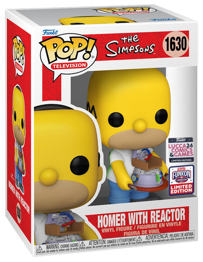 Funko Pop! 1630 Homer with Reactor | Funkon London Lucca Comics and Gamest 2024
