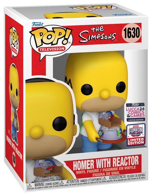 Funko Pop! 1630 Homer with Reactor | Funkon London Lucca Comics and Gamest 2024