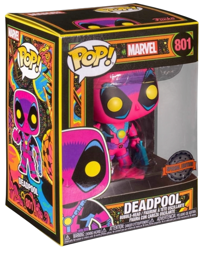 Funko Pop! 801 Deadpool | Special Edition Black Light