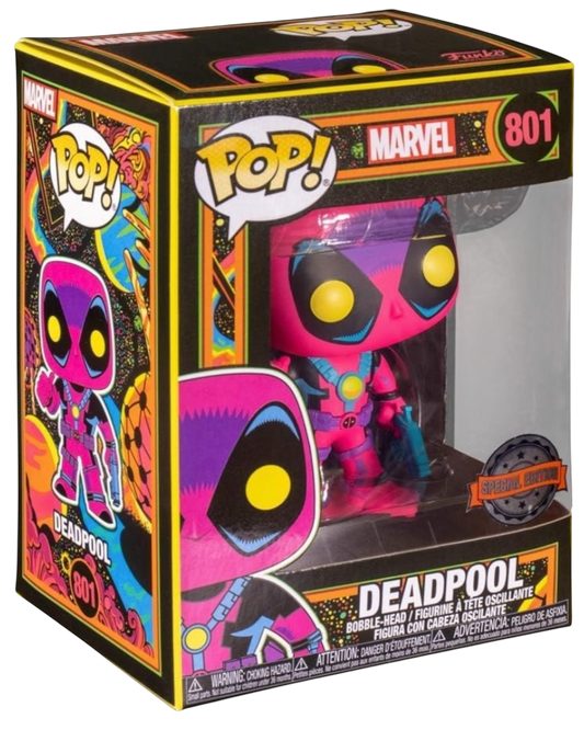Funko Pop! 801 Deadpool | Special Edition Black Light