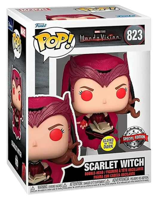 Funko Pop! 823 Scarlet Witch | Special Edition Glows in the Dark