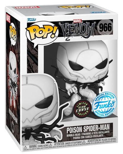 Funko Pop! 966 Poison Spider-Man | Special Edition Glow Chase