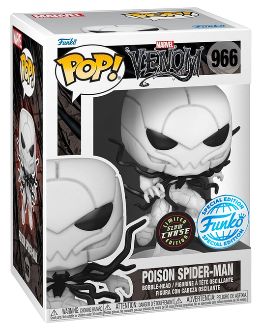 Funko Pop! 966 Poison Spider-Man | Special Edition Glow Chase