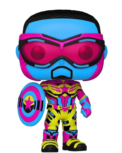 Funko Pop! 987 Captain America | Special Edition Black Light