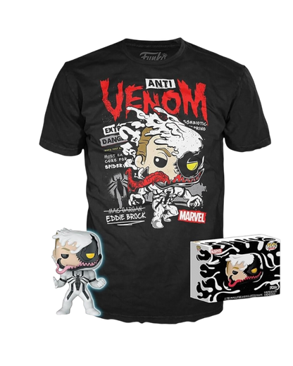 Funko Pop! Anti Venom Pop&Tee - Taglia L