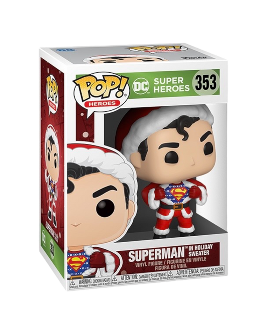 Funko Pop! 353 Superman in holiday sweater
