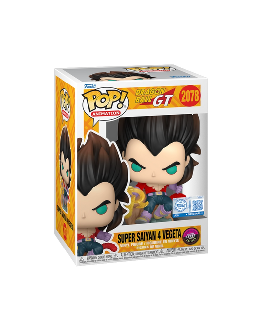Funko Pop! 2078 Super Saiyan 4 Vegeta Flocked | Glow-Chase | Special Edition