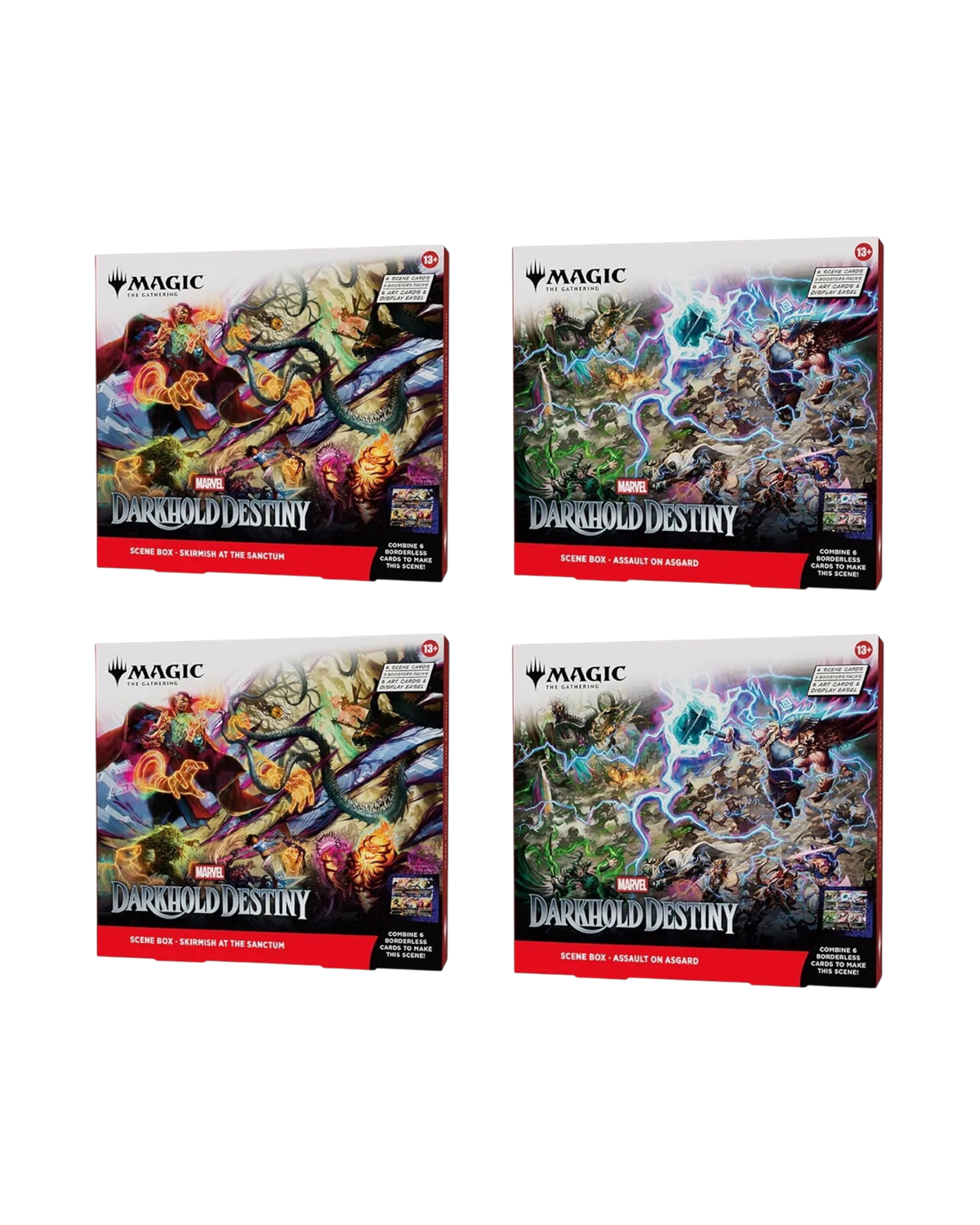 MTG Box scene display | Marvel Darkhold Destiny (4x each) | ENG (Pre-Order)