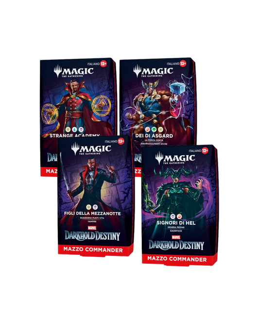 MTG Box commander deck | Marvel Darkhold Destiny (4 mazzi) | ITA (Pre-Order)