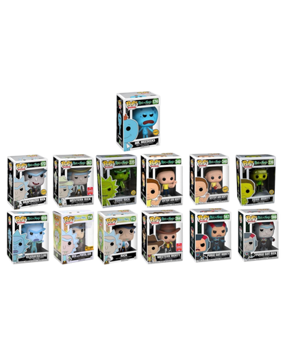LOTTO UNICO Funko Pop! Rick and Morty | Hot Topic, Summer Convention, Chase, Glows in the Dark, Special Edition
