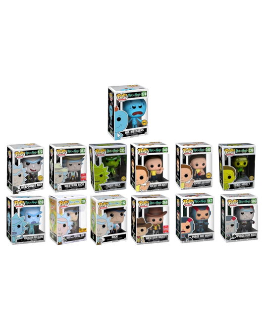 LOTTO UNICO Funko Pop! Rick and Morty | Hot Topic, Summer Convention, Chase, Glows in the Dark, Special Edition