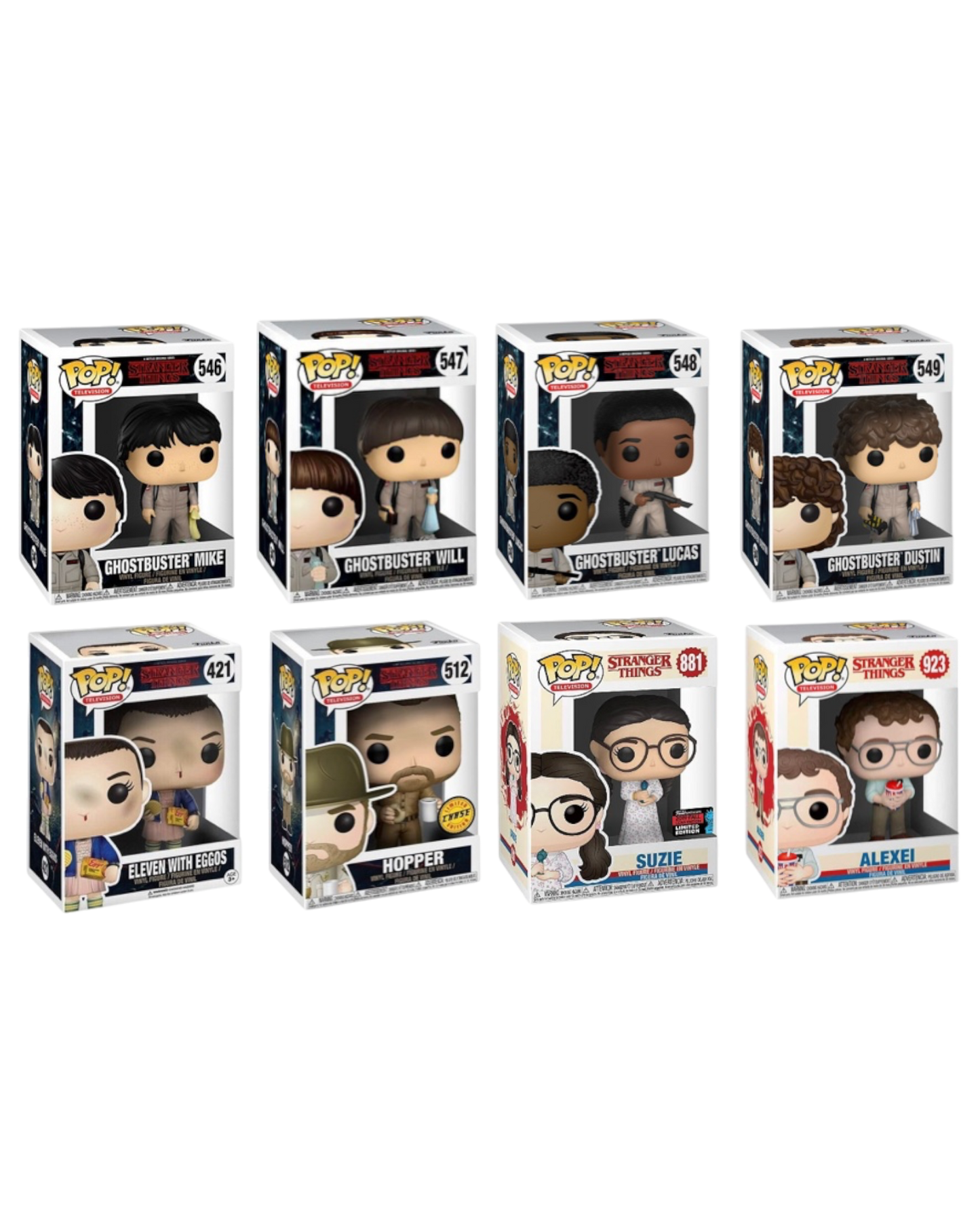 SINGLE LOT Funko Pop! Stranger Things | Chase, Fall Convention 2019