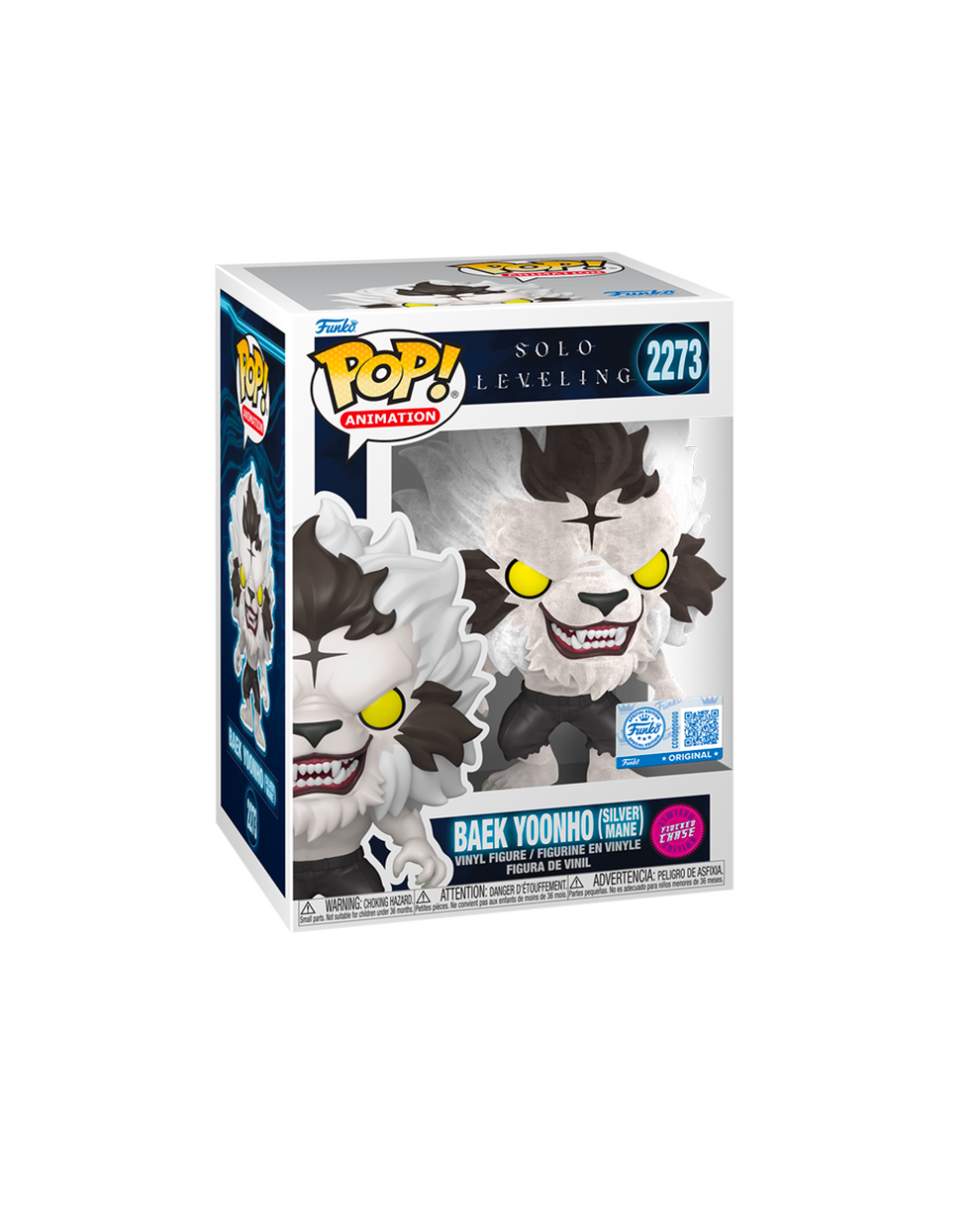 Funko Pop! 2273 Baek Yoonho (Silver Mane) | Chase | Flocked | Special edition (Pre-Order)