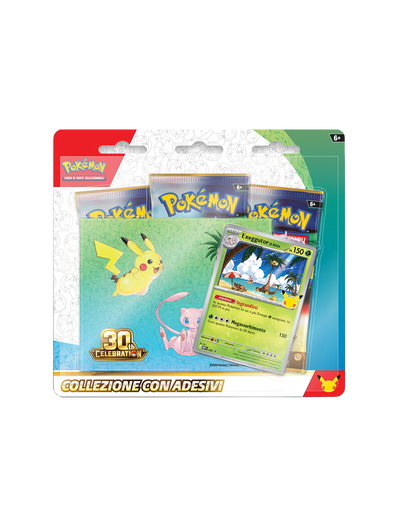 Pokémon 30th anniversary | Collezione con adesivi | Italiano