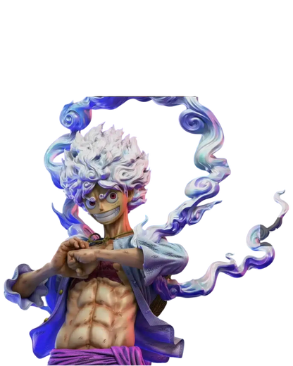 Statua One Piece Nika Luffy V2 | Super Bomb x Initial Aspiration Studio | Scale 1:1 & 1:2 (Pre-Order)