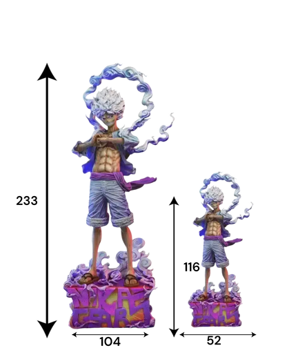 Statua One Piece Nika Luffy V2 | Super Bomb x Initial Aspiration Studio | Scale 1:1 & 1:2 (Pre-Order)